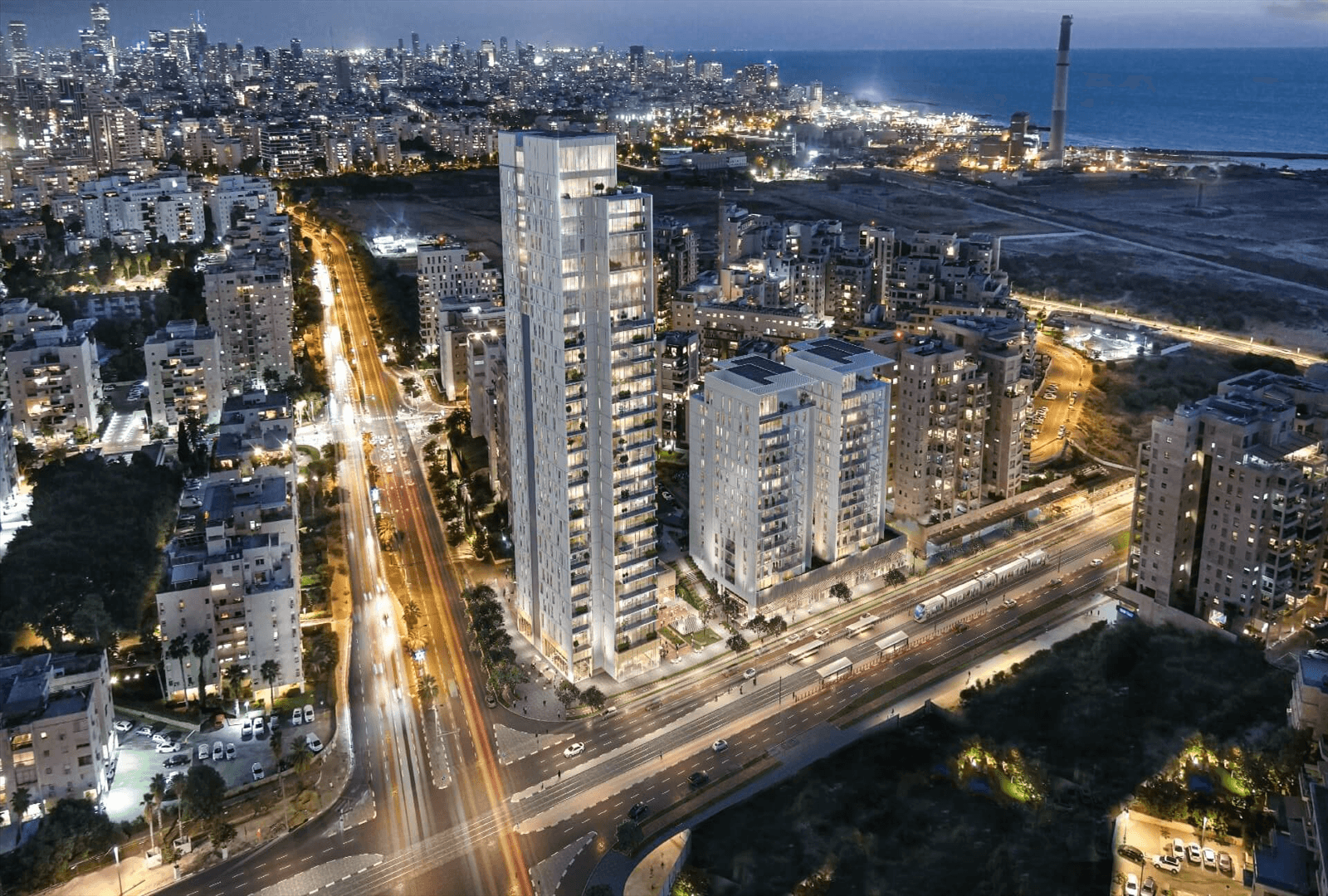 Einstein Tower (HaGush HaGadol / Einstein BLVD) - Tel Aviv
