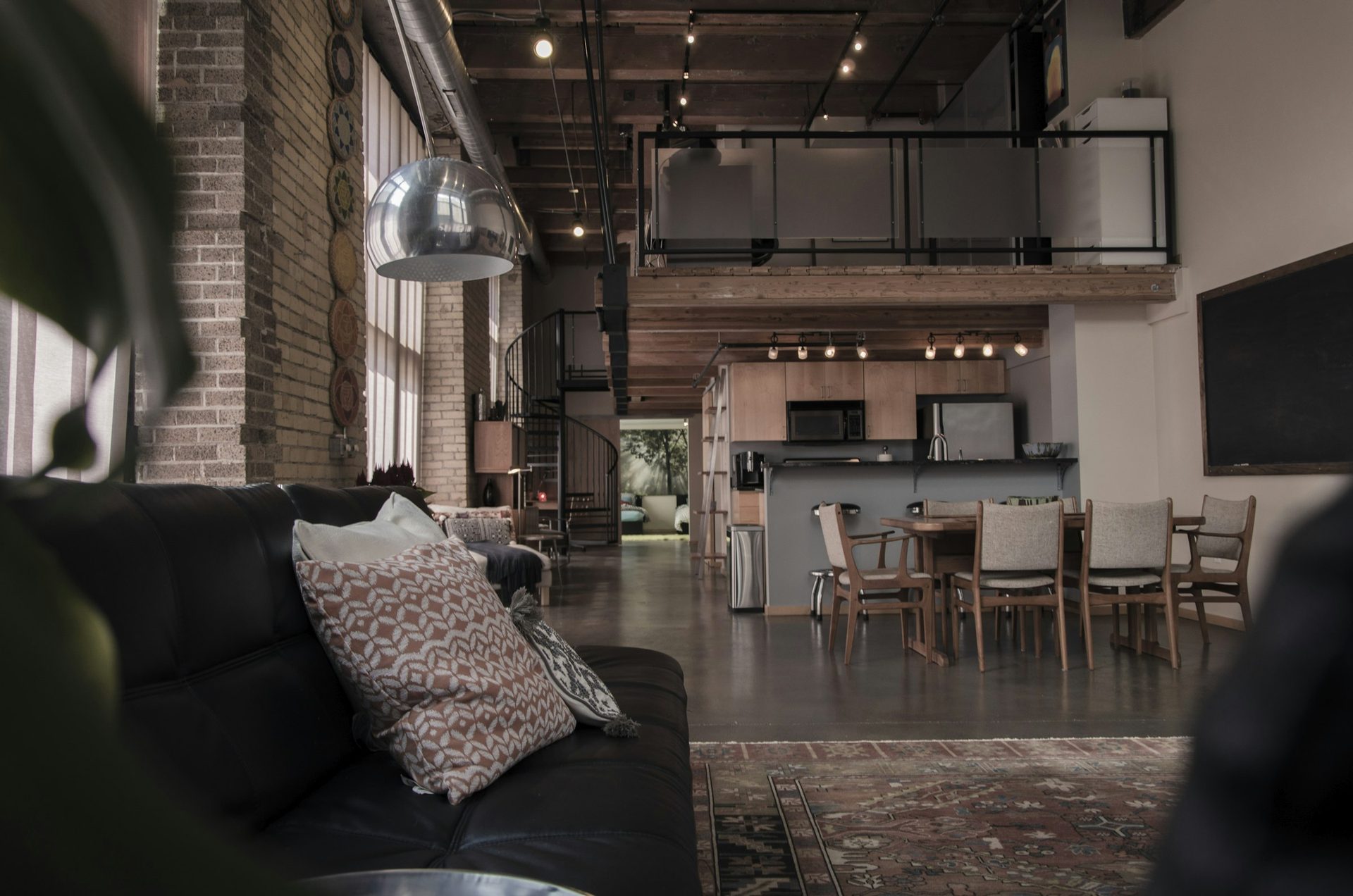 Loft living space